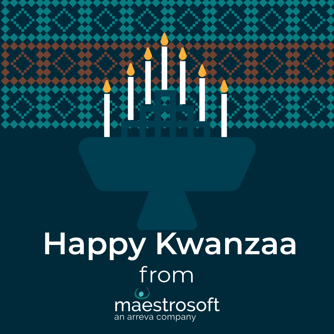 MaestroSoftware's tweet photo. Happy Kwanzaa from our MaestroSoft family to yours! We wish you a fantastic celebration filled with joy! 

#MaestroSoft #Kwanzza https://t.co/bmKKxGAvHN
