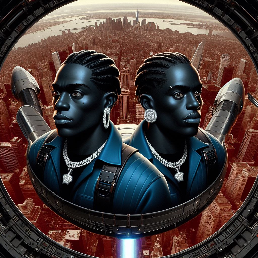 Utopia_G_'s tweet photo. “Cosmic Hustlers: Thugs of the Galaxy”.

#SpaceExploration #SciFiArt #UrbanFuturism #ThugsOfTheGalaxy #GalacticOutlaws #Playboicarti #Travisscott  #space #nasa #spaceX #Spacecrafts https://t.co/kawyjfz9AN