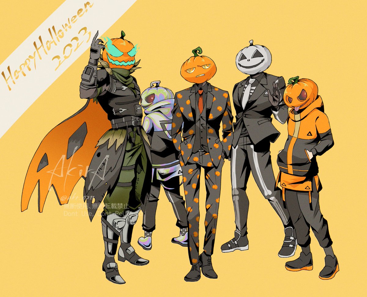 「今年のお気に入りの4枚集合絵系はどれもお気に入り 」|🎃あきらしゃん🎃のイラスト