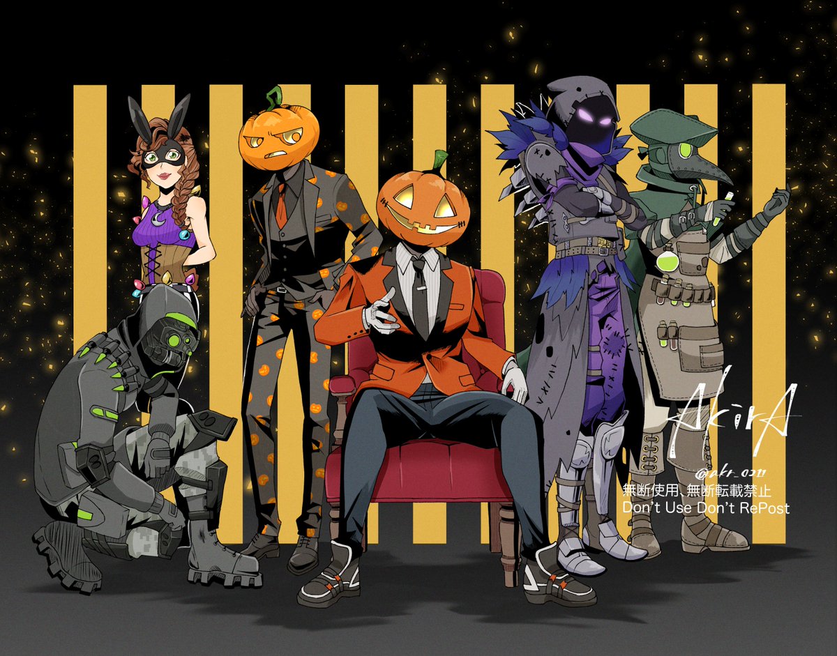 「今年のお気に入りの4枚集合絵系はどれもお気に入り 」|🎃あきらしゃん🎃のイラスト