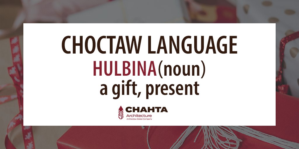 Chahta_Arch's tweet photo. We hope you all had a great Christmas holiday and weekend with your family! Check out our Choctaw Nation's Dictionary for more: https://t.co/N3i1AoSg7J #CHAHTAarchitecture #choctawnationok #nativeowned #ChoctawDictionary #ChoctawLanguage #christmasgift #christmaspresent https://t.co/6opIasPl8k