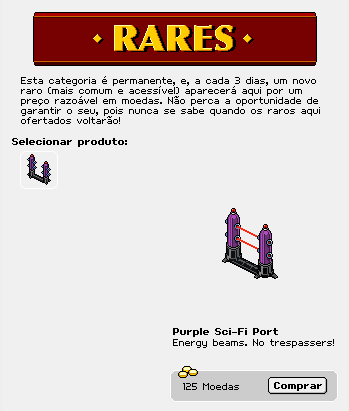 NappidOficial's tweet photo. 📢 Confira o novo raro rotativo!

👾 Porta Sci-fi Roxa

🏷️ Descrição: Feixes elétricos. Proibida a entrada!

💰 Valor: 125 Moedas

⏱️  Disponível por apenas 72 horas!

🔖 Mais detalhes e valores em: https://t.co/GWm3VnPR5W https://t.co/V9T1z1W5EA