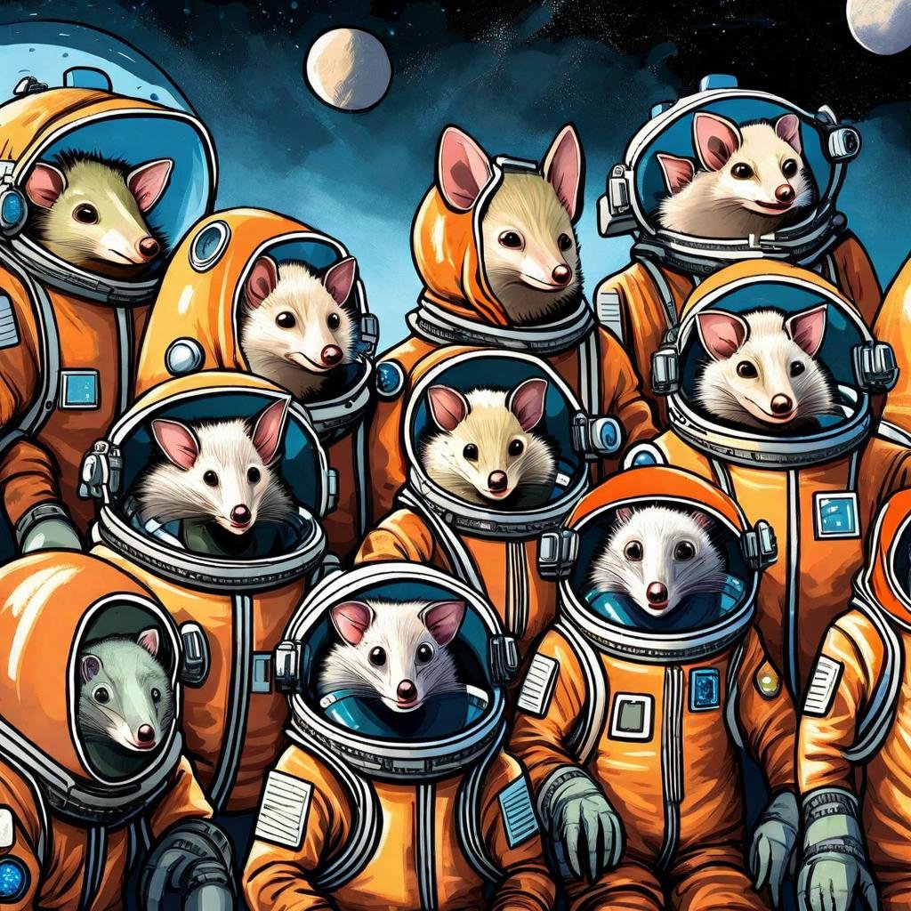 possumrocketada's tweet photo. 🚀$prock only launched 17 days ago. We have seen a lot of turbulence in this space since lift off.
🌝✨👀
We are looking to build a fleet of Possumnauts for a LONG term mission to the moon, infinity and beyond!
Are YOU🫵 Possum enough to join the team?
https://t.co/m6nh7OUR47 https://t.co/geDFDUzGtO