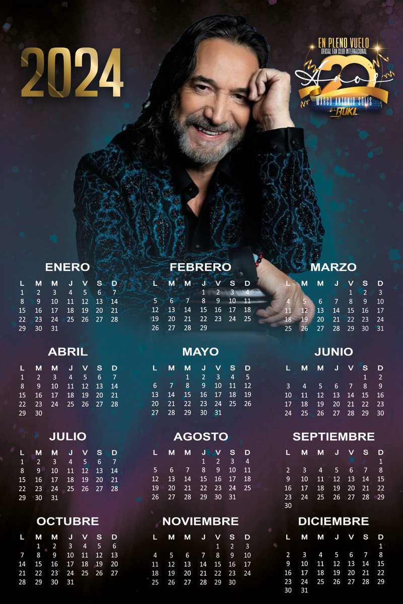 alesitalop222's tweet photo. Se aproxima el 2024 y que nos reciba siempre al ritmo de @MarcoASolis 
#CalendariosParaImprimir 
Para todos los MAS fans del MAS GRANDE. https://t.co/JlToksNCQs