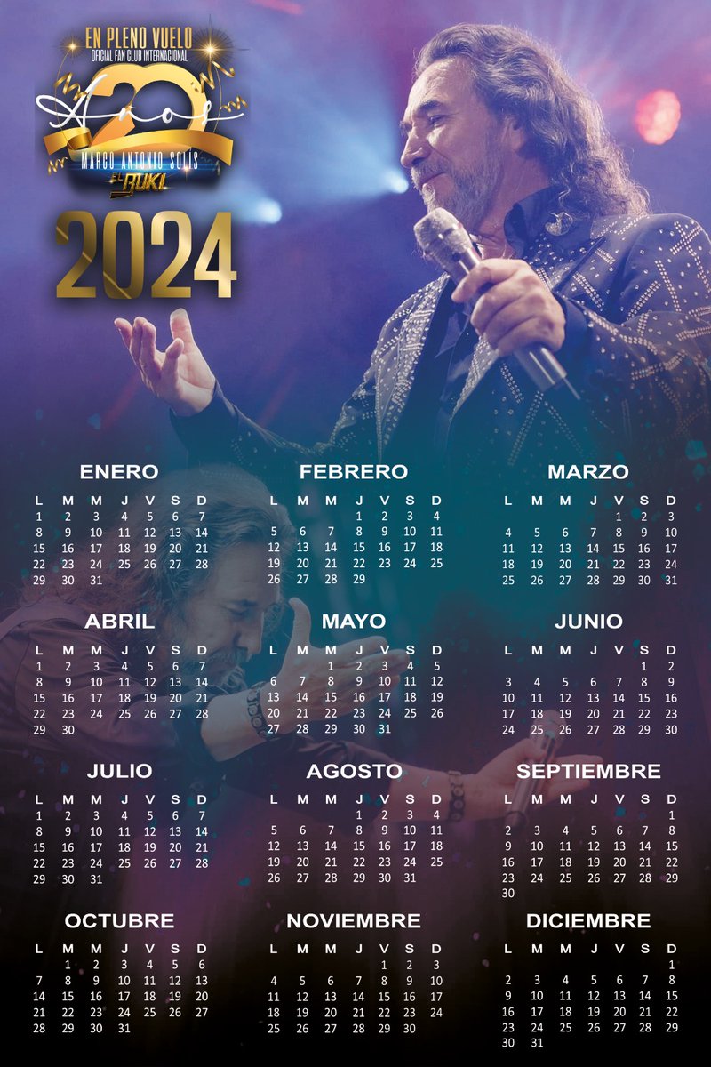 alesitalop222's tweet photo. Se aproxima el 2024 y que nos reciba siempre al ritmo de @MarcoASolis 
#CalendariosParaImprimir 
Para todos los MAS fans del MAS GRANDE. https://t.co/JlToksNCQs
