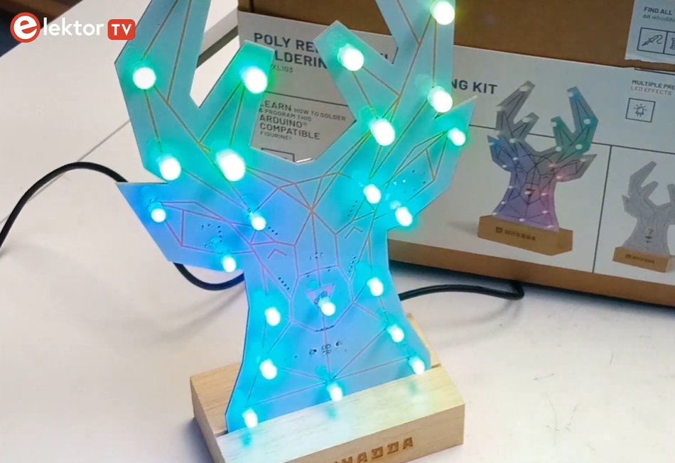 ElektorDE's tweet image. In this video we show how to assemble Poly Reindeer XL Soldering & Programming Kit. youtube.com/watch?v=txhOz-…
#arduino #arduinoproject
