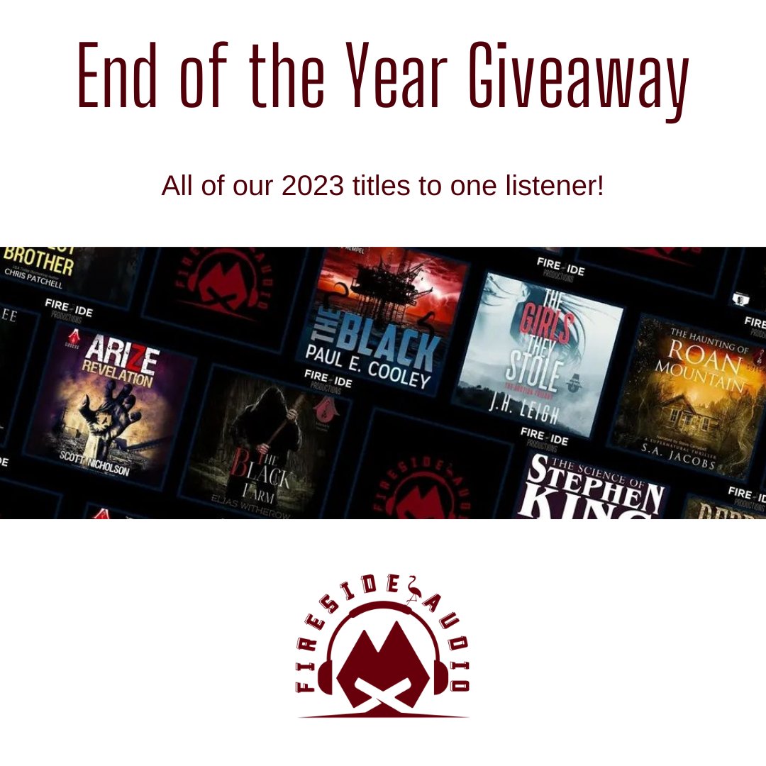 🔥EPIC GIVEAWAY🔥
2023 has been such a great year so we've decided that ONE lucky listener will receive a copy of ALL our 2023 releases!

Follow us and like this post to enter

1 listener from all of our social platforms will win so be sure to follow us everywhere 
Ends 12/31/23