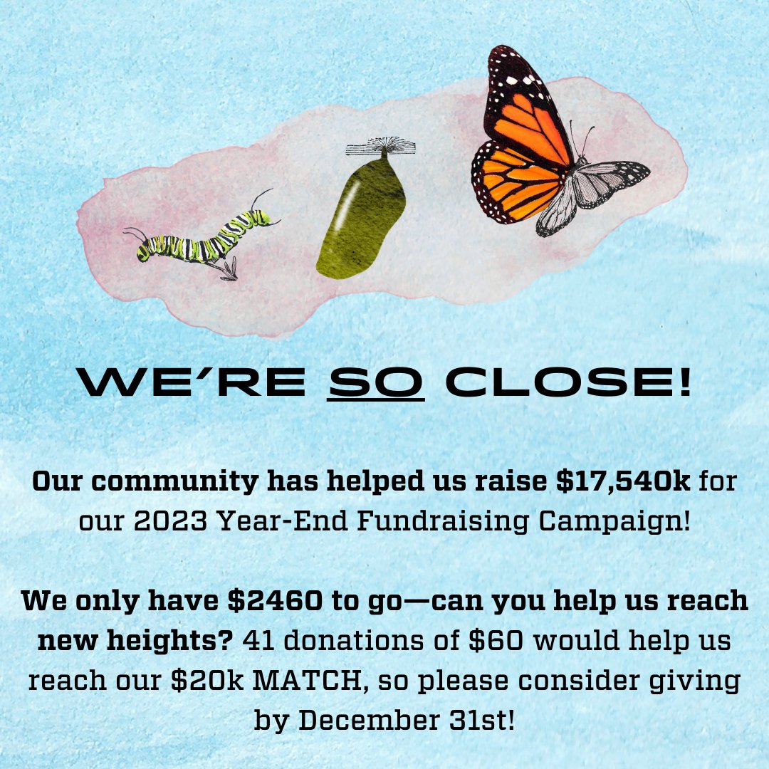 crowdedfire's tweet image. As we celebrate these holidays and get some rest, we are profoundly grateful to our community for your belief in what are building. This 20K MATCH is nearly met because of so many of you. Thank you!

Donate at: crowdedfire.org