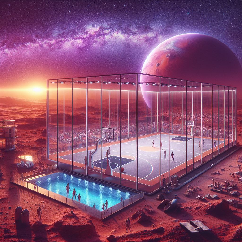 Utopia_G_'s tweet photo. “Martian Oasis under the Purple Sky”

#mars #SpaceX https://t.co/9FBe1FdfWH