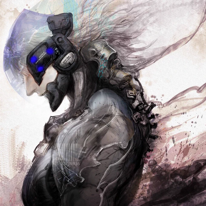 Fan art | Metal Gear Solid 4: Guns of the Patriots - Raiden   Changcc
