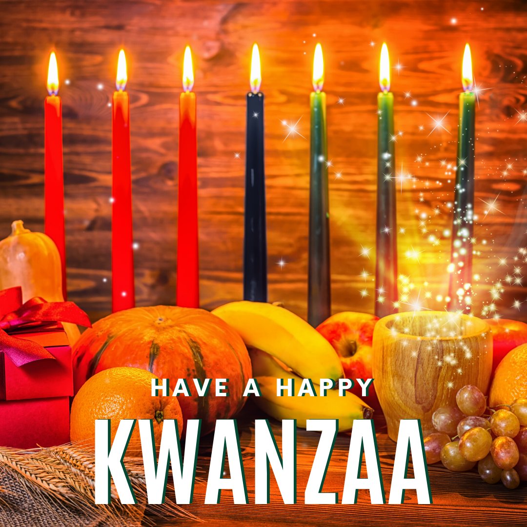 Wishing you peace and abundance. Happy Kwanzaa!