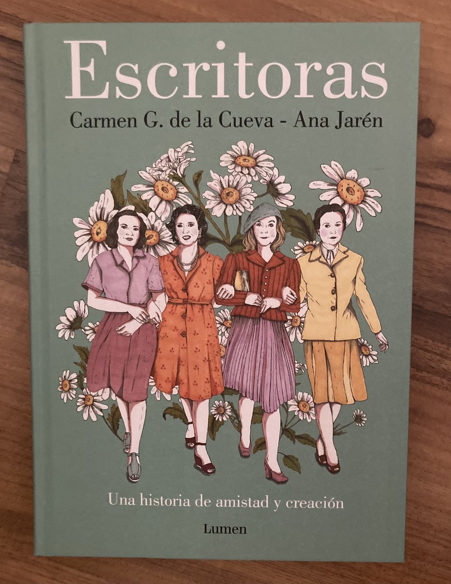 «Cuando una mujer escribe no le pertenece a nadie más que a sí misma».
Qué delicia es este libro de Carmen G. de la Cueva y @anajaren_art sobre escritoras y la amistad entre mujeres. 
Y qué ilusión que llegara a mí a través de ese hilo que son las amigas. Gracias, @LlobregatRosa.