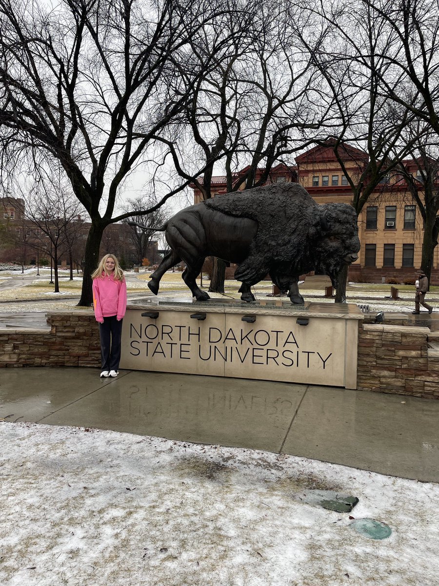 Quick stop to look at NDSU’s Campus while visiting family for the holidays!! Go Bison!! @ImYouthSoccer @SoccerMomInt @SSN_NCAASoccer @NDSUsoccer @TopPreps @WSOCRecruits @ImCollegeSoccer @collegesocfindr @YAthletesF @CoppermineE6407 @NcsaSoccer @PrepSoccer @BaltNGSoccer
