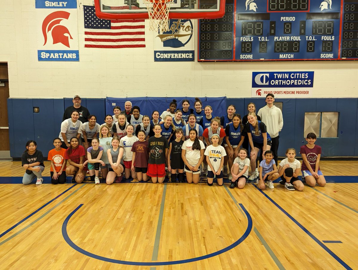 Simley Girls Basketball has been busy off the court the last couple weeks!  Team bonding at our dine in at IGB. Gift shopping and wrapping presents for our Adopt a Family Fundraiser.  We took some time away from practice today to work with our youth!  Bring on 2024!  <a href="/simleyhs/">Simley High School</a>