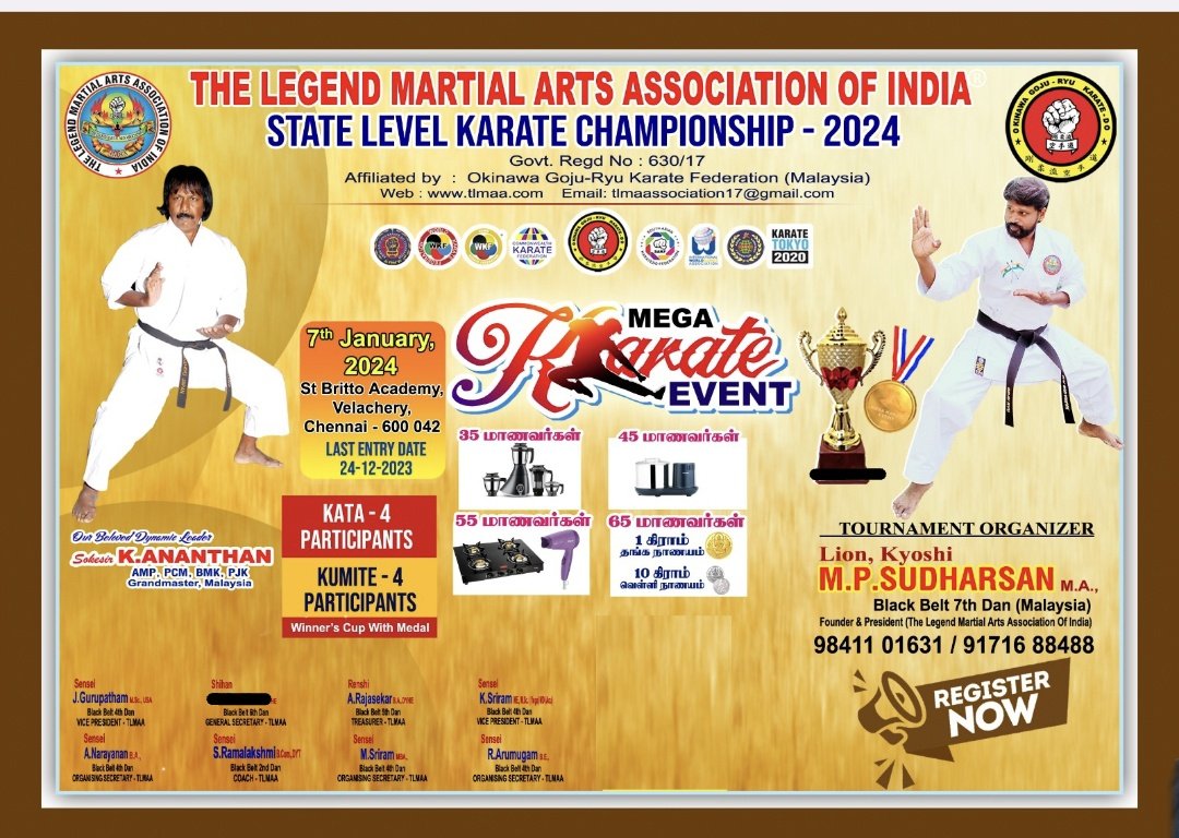 THALAPATHYMPS's tweet photo. #TheLegendMartialArtsAssociationOfIndia https://t.co/4gq6ZiyRyt