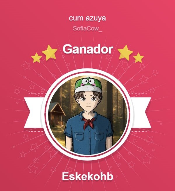 SofiaCow_'s tweet photo. Ganador del SORTEO!😍

@Eskekohb 
Tienes 24 horas para reclamar el premio, si no se RESORTEARÁ!🫶🏼

¡Enhorabuena!💗 https://t.co/Lc9EwEpfFH