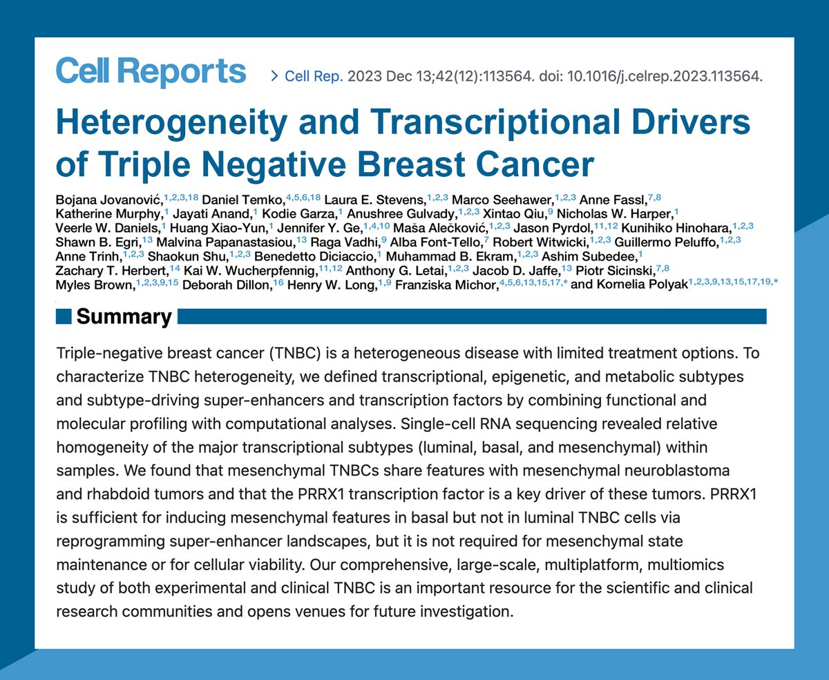 Dana-Farber’s Breast Oncology Center tweet media