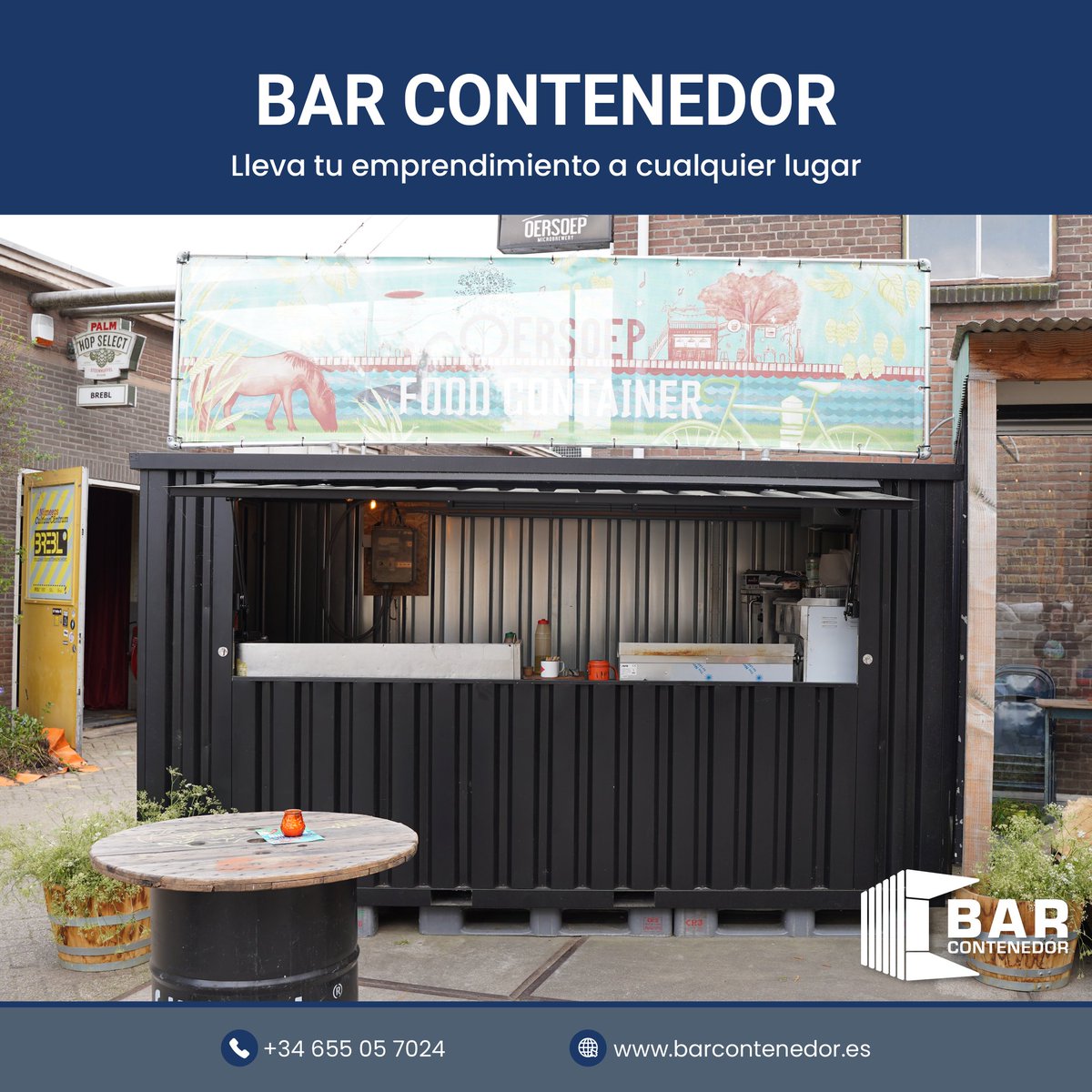 barcontenedor's tweet photo. Transporta tu negocio a cualquier lugar con el #contenedor #plegable. Fácil de transportar y de armar. Su comodidad y versatilidad atraerá al público.
.
.
.
#barcontainer #contenedores #desmontable #barcontenedor #personalizado #europa https://t.co/nUPnmB8dpv