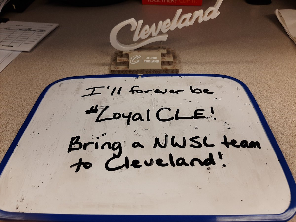 Supporting bringing a pro women's soccer team to Cleveland. Can't wait to bring the energy and passion of a match to the Land! #LoyalCLE @cleprosoccer