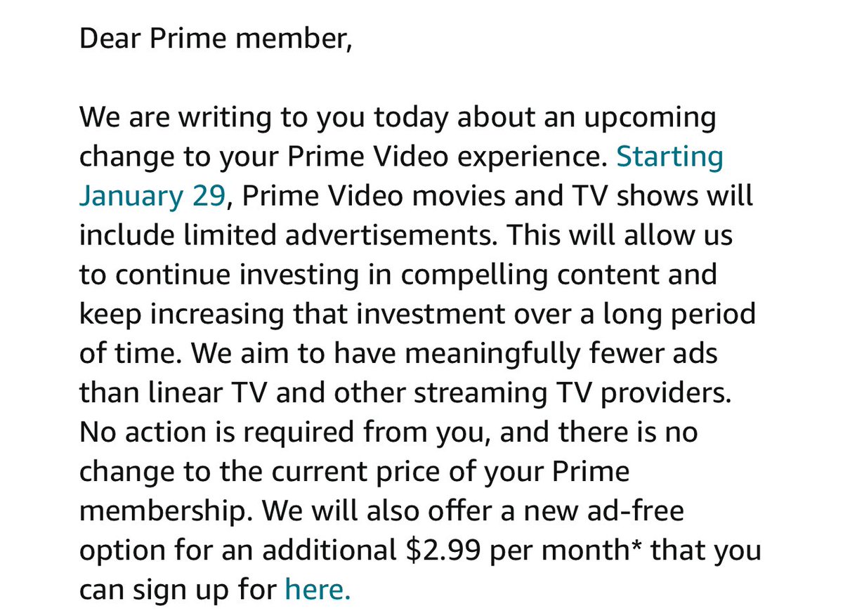 MalikHaelstrom's tweet image. Damn it not Amazon prime video getting ads now…WHAT the fuck was the point of streaming