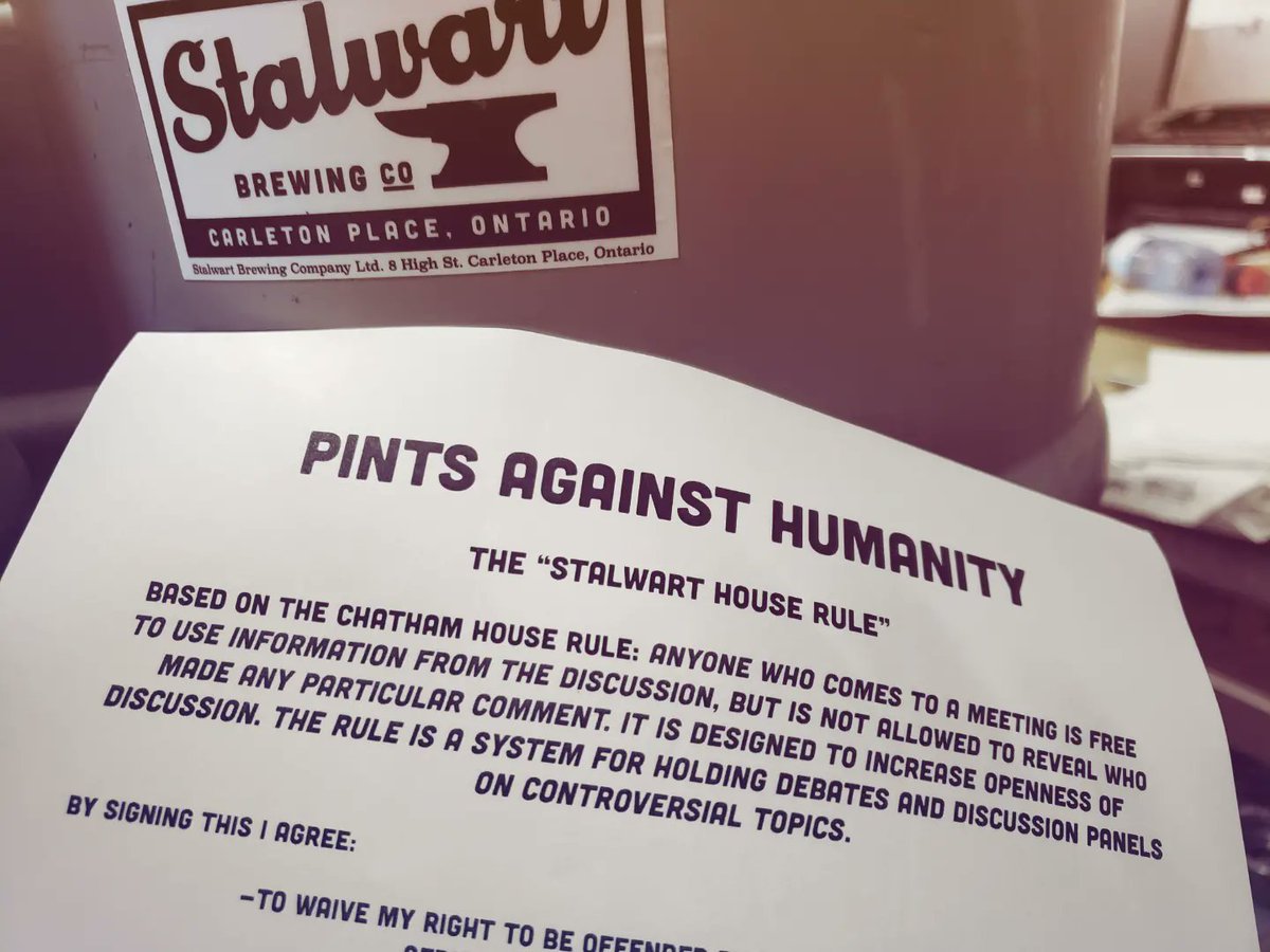 StalwartBrewing's tweet photo. BREAKING NEWS:
ELON MUSK HAS ACQUIRED ___________
Which card do you choose?
MORE IMPORTANTLY: Still some spots available for this Thursday's Pints Against Humanity! Have friends or family in town this week? Get them out of the house and show them how fun (and horrible) we can be https://t.co/udoiSqk5dk
