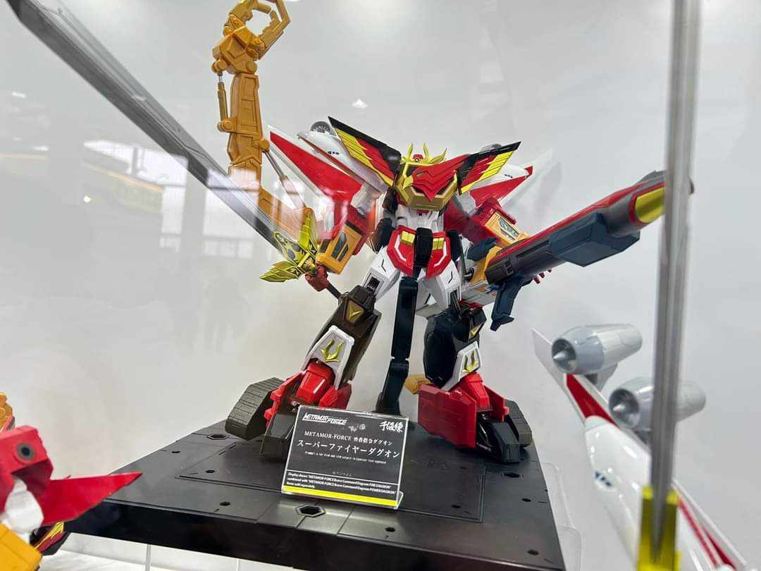 GokinMr's tweet photo. [Mostre e Eventi] Wonder Festival Beijing 2023 : Le Novità Riobot/Metamor-Force di Sentinel https://t.co/D1jW5ntspV #勇者指令ダグオン 『 #ファイヤーダグオン #METAMOR-FORCE #アクションフィギュア #anime #mecha #robot #Sentinel #パワーダグオン https://t.co/r3IzVeP4Qy