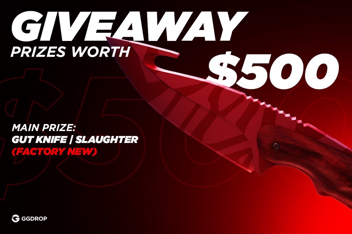 Leylos1616's tweet image. 💥 GGDROP LAUNCHES AN EXCLUSIVE GIVEAWAY WITH A SECRET BONUS... 💥

➡TO ENTER:

✅Follow me &amp;amp; @gg_drop
✅Retweet pinned post on @gg_drop page
✅Tag Friend's

☑Use promo code WHATSAP for extra 11% on GGDROP top-ups and a chance to score a free case😇

#CSGO #CSGOGiveaway #CS2…