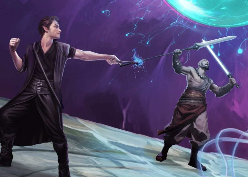 KGoinsGraphics's tweet image. My last commission for the year! 
This one had a super complex concept and was a ton of fun to wrap my head around and translate visually. 
#dungeonsanddragons5e #digitalartwork #commission #photoshop #fantasyart