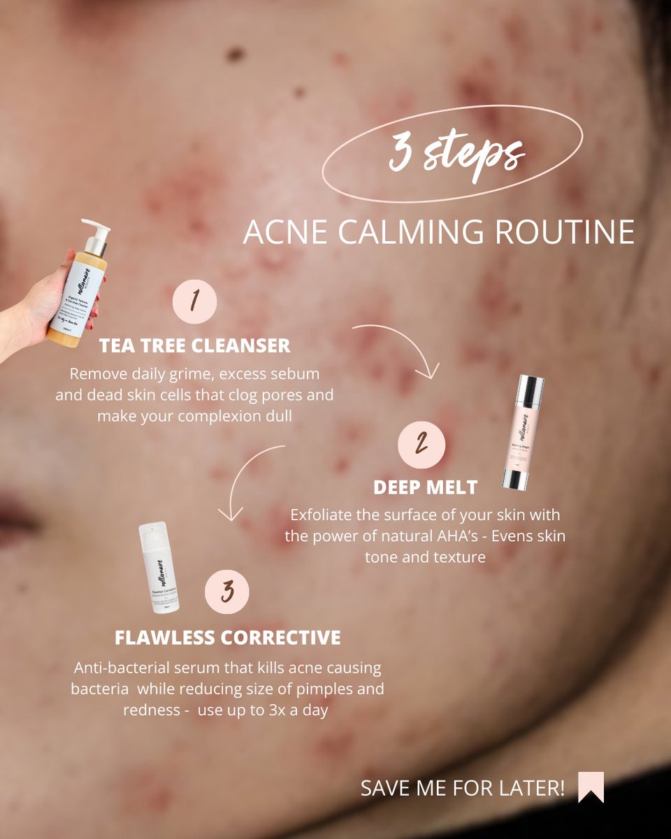 millionairebty's tweet photo. Follow these three steps and join us on this transformative journey! Share your acne story for a chance to win a free Flawless Corrective. Let's achieve radiant skin together!

#MillionaireBeauty #ClearSkinJourney #TransformativeSkincare https://t.co/51epLVRbF7
