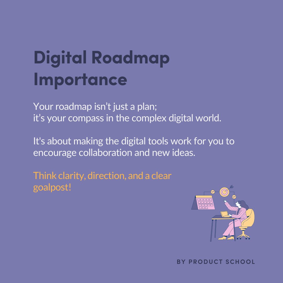 productschool's tweet photo. Don't just watch your competitors go digital – join the revolution!🚀

In our latest blog post, you'll learn how to create a digital transformation roadmap that's got your back every step of the way 👉  https://t.co/Qd5O7VirNT https://t.co/bbbHcEHWRu