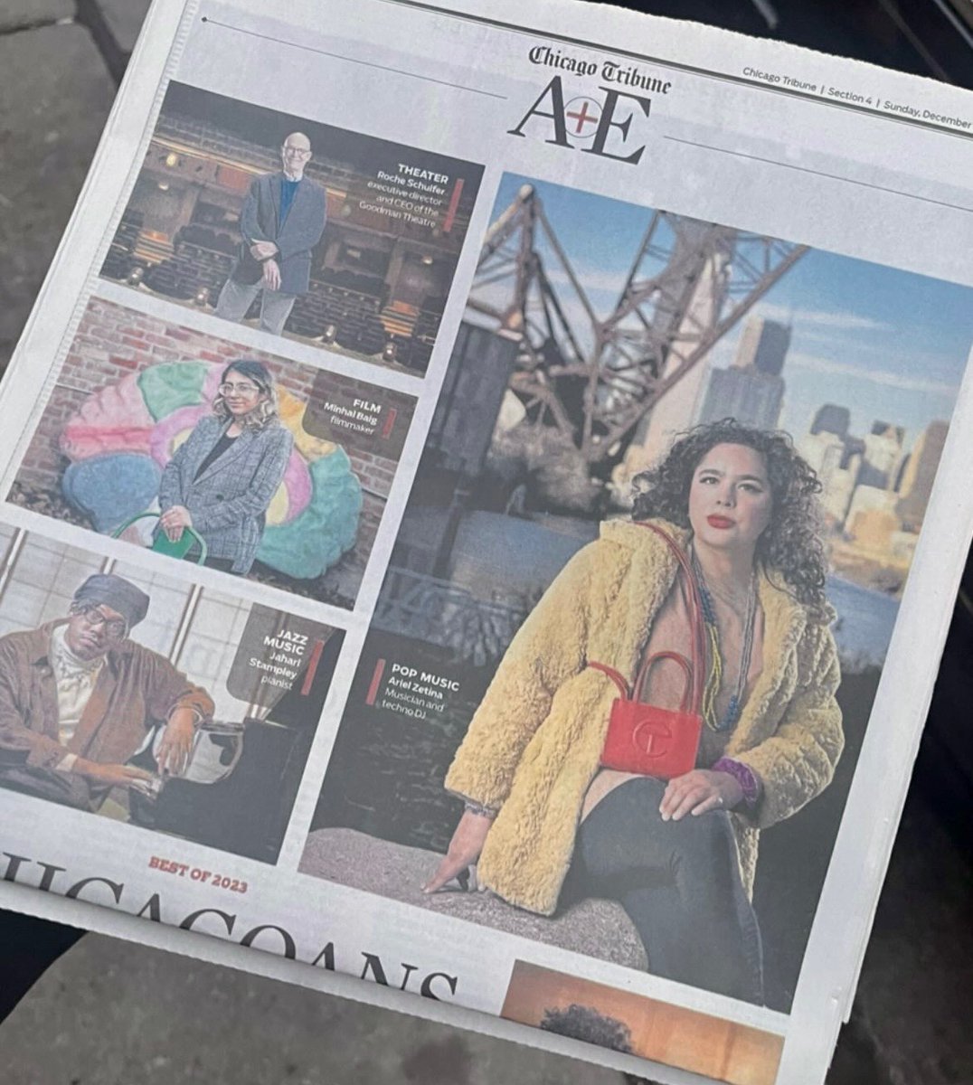 Congratulations to Hideout Resident DJ Ariel Zetina on being named a 'Chicagoan of the Year' by the Chicago Tribune! Hope to see you all at the next Ariel's Party on January 20th.