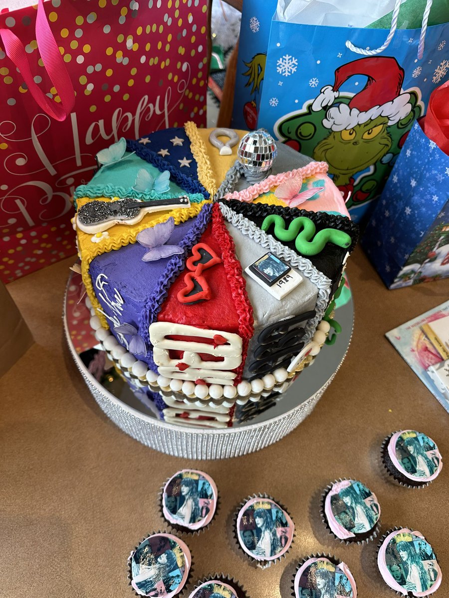 ccastanon76's tweet photo. @taylorswift13 check out the cake my bff made for KitKat’s birthday! She nailed it and KitKt got her dream year seeing you in concert in Seattle and having a TS inspired bday! Your songs inspire her during her chemo treatments! https://t.co/oyLfVrW5uN