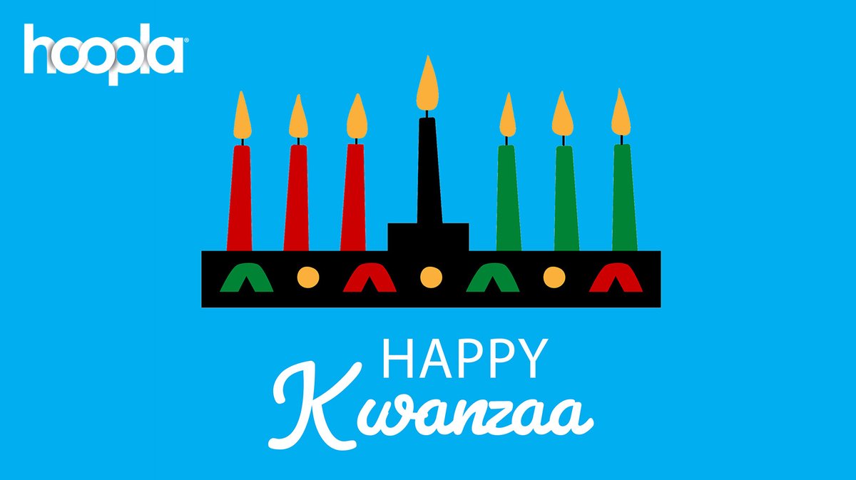Happy Kwanzaa! Sending you warm wishes for a joyous and meaningful celebration! 🕊️🌿 hoopla.app.link/9ERWZvWRFFb