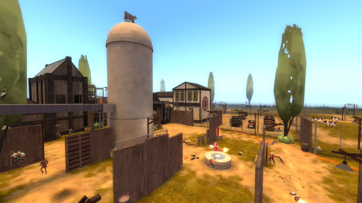 PadreSnowmizzle's tweet photo. Rescue or roast them cattle on Cattledrive, my latest TF2 map! Might make a winter-themed variation, but we'll see.

https://t.co/UfyM8zFIPT

#TeamFortress2 #TF2 #TF2Maps https://t.co/bzzYTlJcgM