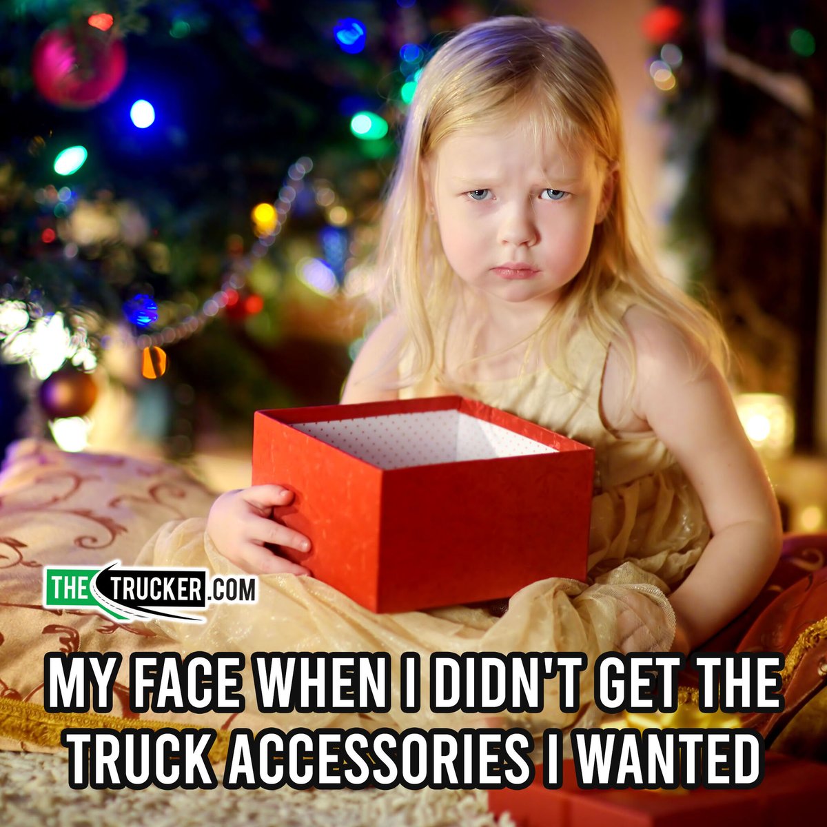 TruckerTalk's tweet photo. When Santa Missed the Truck Mark! 😩🚛 #TruckersLife #GiftFails #TruckAccessories #SantaSlipUp https://t.co/IS4so6ooZp