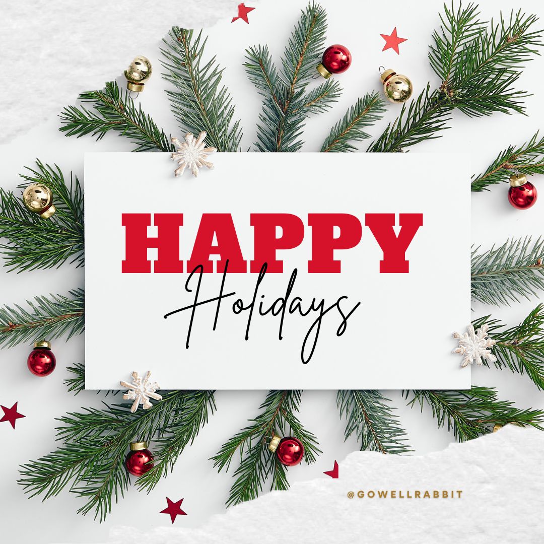 gowellrabbit's tweet photo. Happy Holidays from us, to you! https://t.co/RMhnIImRr1