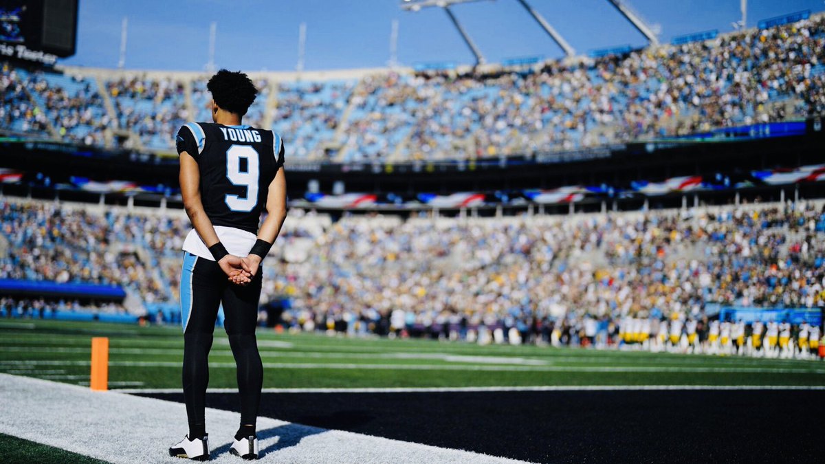 Bryce Young posted a (97.6) overall grade in the fourth quarter against the Green Bay Packers, which stands as the second-best quarter by ANY quarterback this year.