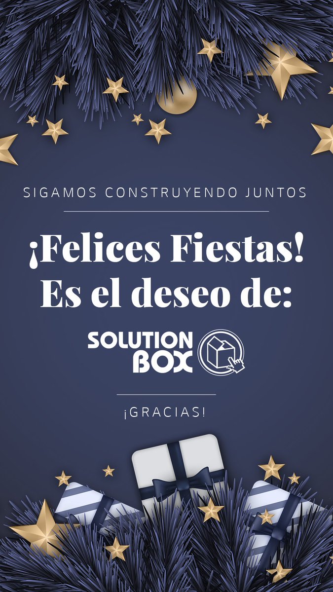 SolutionBoxUr's tweet photo. De parte de toda la familia de Solution Box les deseamos toda la felicidad, un gran cierre de año y un mejor comienzo aun!!! https://t.co/WYTZotMm81