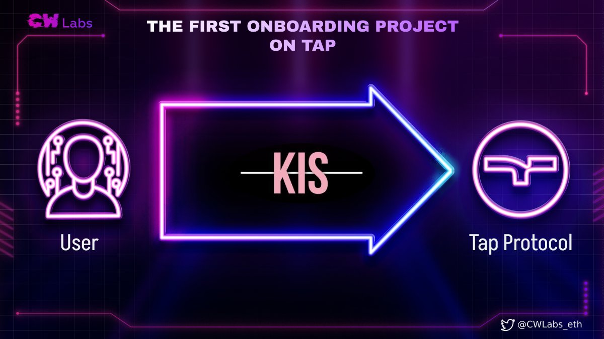 cwlabs_eth's tweet photo. Delving deeper into promising protocols within the #Bitcoin ecosystem.

Just spotted a new project on @tap_protocol that definitely should not be faded. Why?👇

1. @kis_tap has come up with a new approach to decentralization, utilizing the most cost-effective protocol on Bitcoin. 
It is streamlining community onboarding, both within and outside the Tap Protocol. Hundreds of thousands of BRC20 users making the shift to the $TAP?👀

2. Support ecosystem projects, tackle quests, earn points, get $kis along with a host of other perks💰👀

So it's worth keeping an eye on KIS, considering the upcoming updates of Tap in 2024.

Tagging some tap gigabrains and ordi influenzas for a broader audience and to follow for more alpha as well:

@rarity_garden @nondualrandy @TO @LeonidasNFT @TheBlockRunner @Jiurn @hodllng @blockamoto

@drakeondigital @dannydeezy @ethxnethan @Smb_Vc @Yagobiverse @FarmerJoe0x @Jacob__theGreat @html_eth