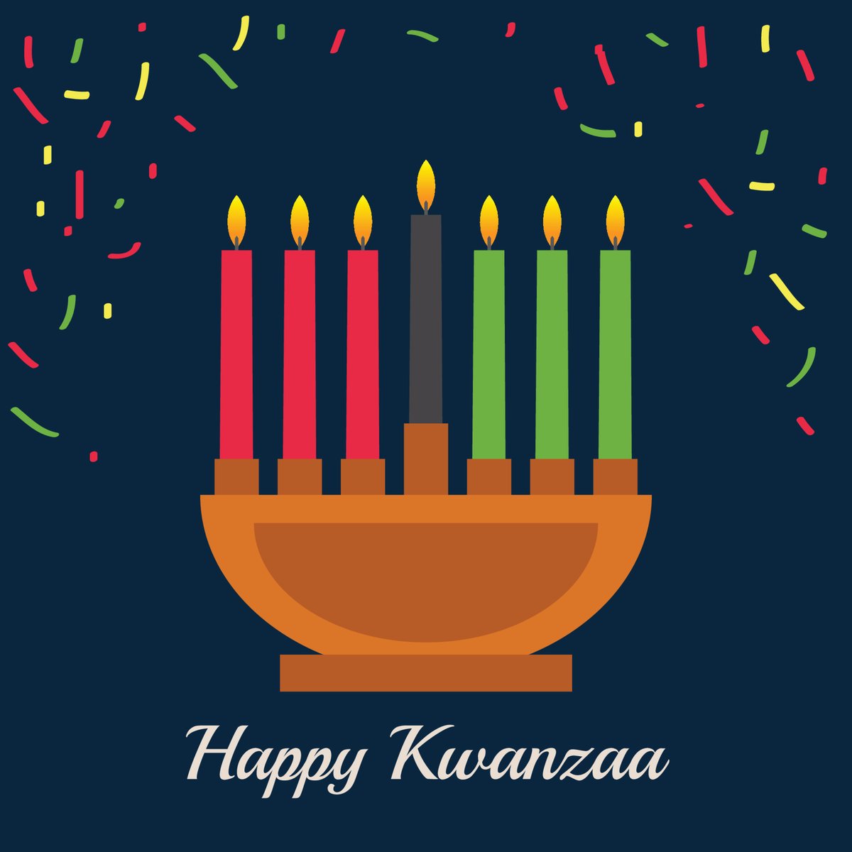 Happy #Kwanzaa! Kwanzaa is a unique and vibrant celebration that honors #African heritage, culture, and community. Created by Dr. Maulana Karenga, Kwanzaa is a week-long festival (December 26 to January 1) that brings people together to celebrate seven principles (Nguzo Saba).