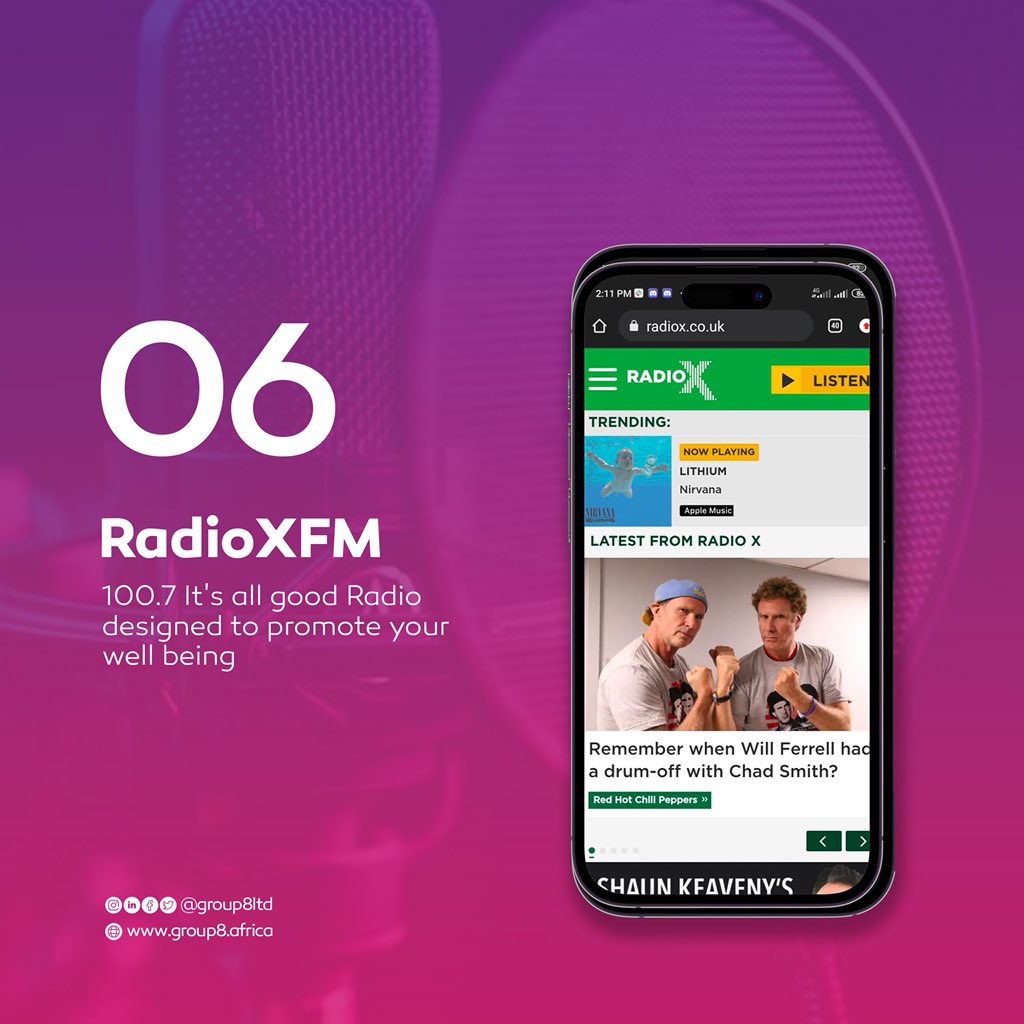 group8LTD's tweet photo. #group8 #group8LTD
.
.
#AfricanContentCreator #AfricanMedia #radio #music #radioshows #radiochannels #excellence #media #tech #africa #mediatech #lifestyle #africanlifestyle #innovation #creativity #broadcast https://t.co/Co6CbVLgdJ