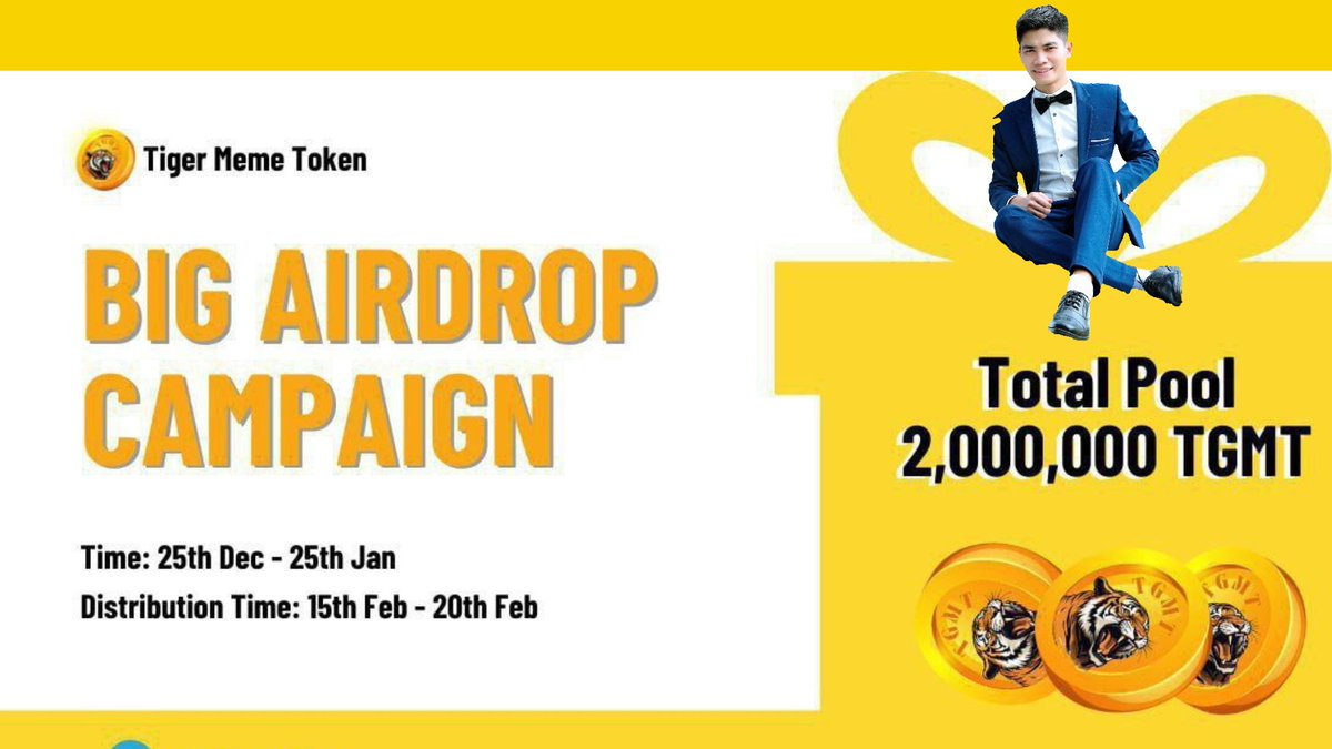 anhtuccrypto's tweet photo. #TigerMeme (Random 1000)
Reward: 1,500 #TGMT (~$10) Each
Join Airdrops 🔗 https://t.co/8QT2BmgdOS https://t.co/e6PvUKSmhv