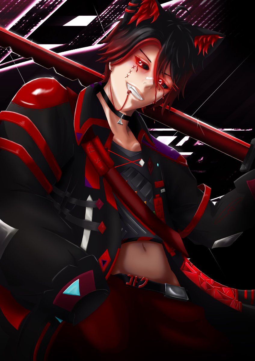 Chiyume87's tweet photo. Haven't posted in a long while, but here's a Christmas gift I made for @owari_va  🎁
Thank you for letting me help mod your server, and for being such an amazing friend and Boss 😘
#owariVA #fanart #owarifanart #MerryKrisis https://t.co/lLUEafEmaV