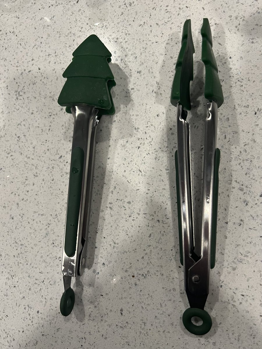 My wife - “We have no storage space in this house!”

Also my wife - “Oh look honey, how cute are these Christmas Tree Salad Tongs!”