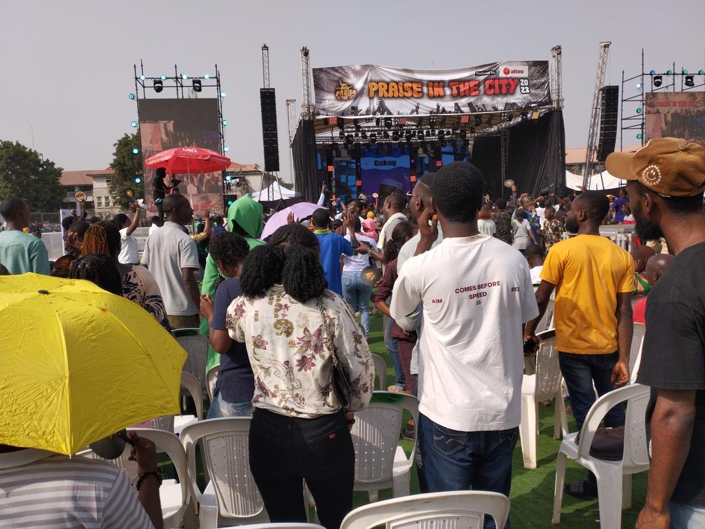Sirjoe311's tweet image. Praise In The City 2023 powered by aiteo 
#pitc
City105