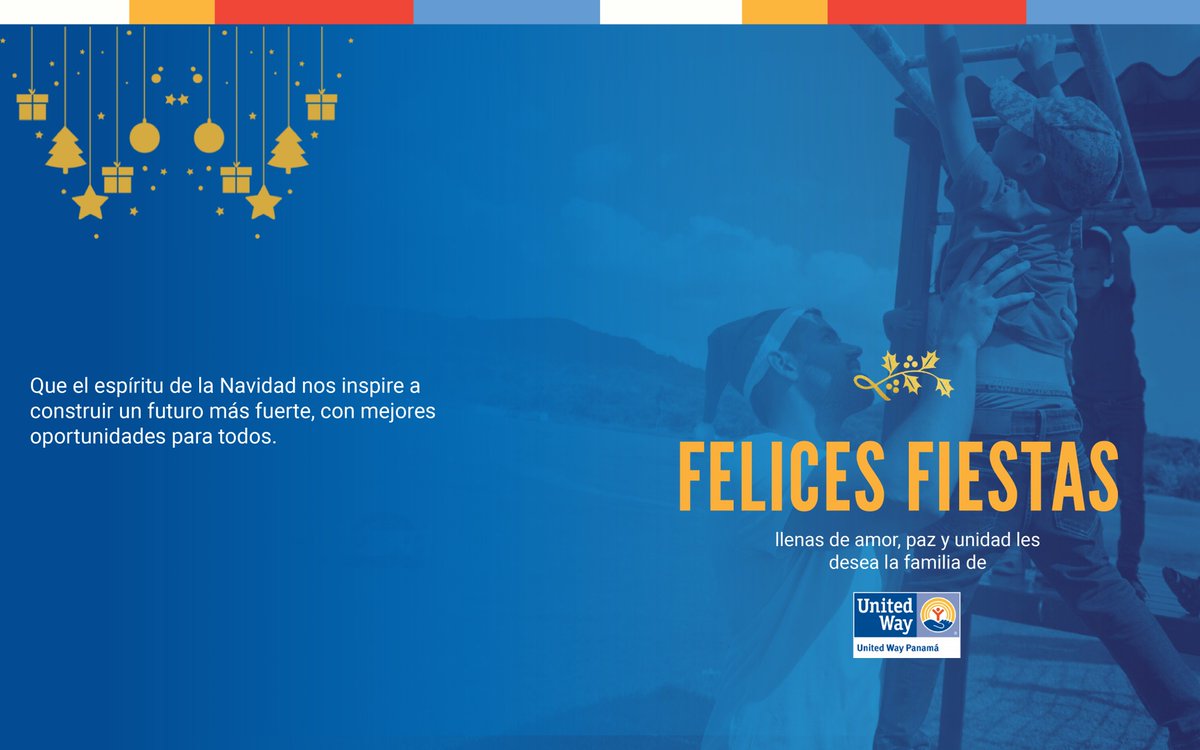 unitedwaypanama's tweet image. En esta Navidad, nos unimos para celebrar el poder de la familia, la unidad como nación y la solidaridad.
Que el espíritu de la Navidad nos inspire a construir un futuro más fuerte, con mejores oportunidades para todos. ¡Felices fiestas nidad les desea de United Way Panamá!