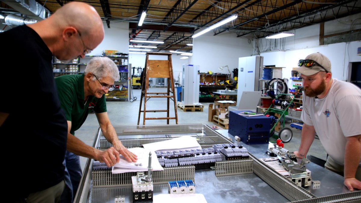 InfinityPanels's tweet image. A meeting of the minds - our panel techs planning before the new build begins! 
.
.
.
.
#controls #controlsystem #systemintegration #automation #industrialautomation #automatedsystems #allenbradley #siemens #engineering #programming #autocad #eplan #scada #ignition #ul #ul508a