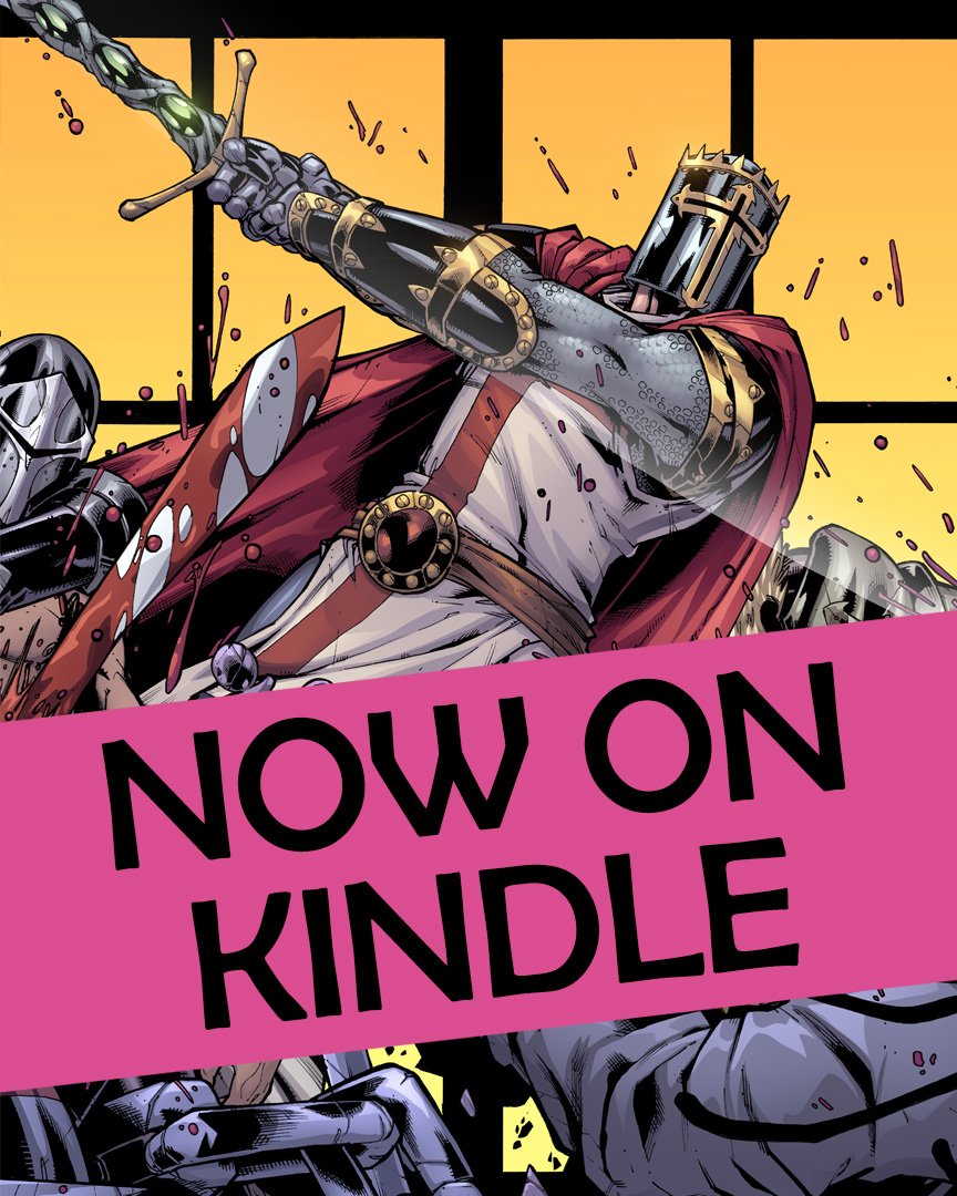 RecklessHeroHQ's tweet photo. ⚔️ Knights vs. Pirates is now available on Kindle! 📚 Experience the comic in a unique way with panel view! #OC #RecklessHero #IndieComics #GraphicNovel #MakingComics #Kindle #KindleComics #Comixology ➡️ Get yours here: https://t.co/cLN7LmBWOy https://t.co/rcrn1UObgF