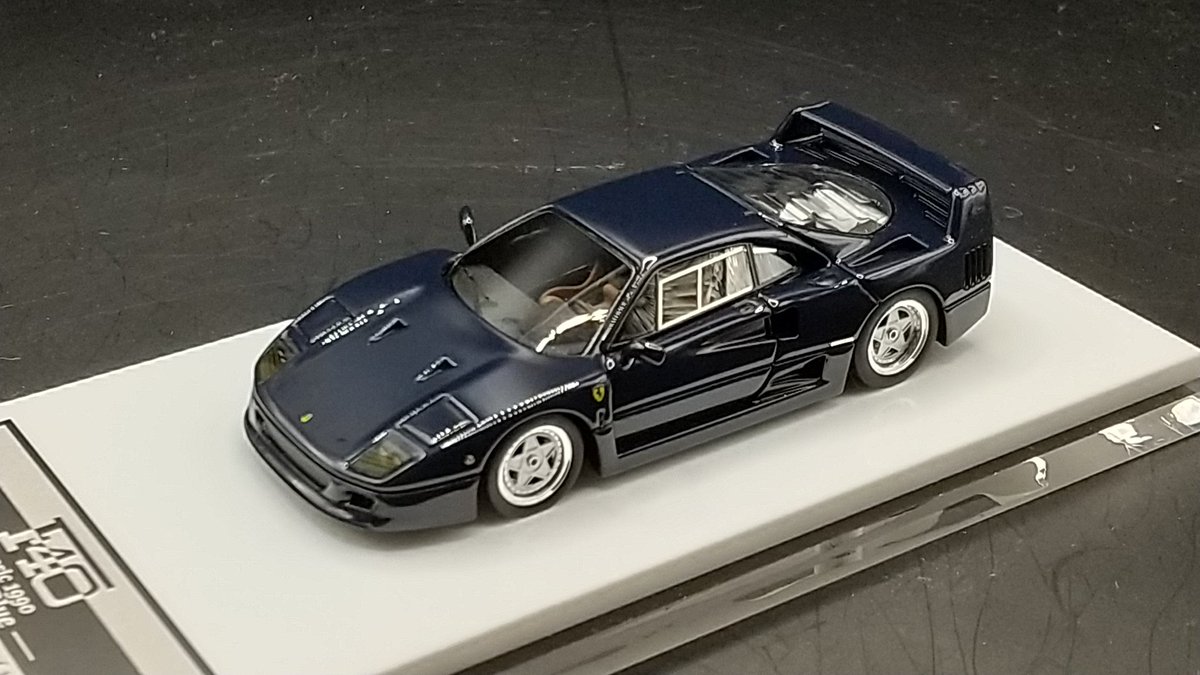 VsW6II31JIxfm8r's tweet photo. MY64 1/64 フェラーリ F40 Pozzi Blue
#ミニカー
#my64
#フェラーリ
#f40 https://t.co/KGYPMm7zXR