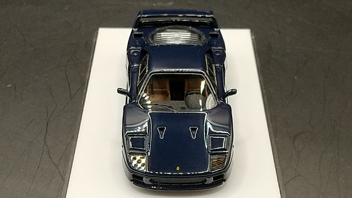 VsW6II31JIxfm8r's tweet photo. MY64 1/64 フェラーリ F40 Pozzi Blue
#ミニカー
#my64
#フェラーリ
#f40 https://t.co/KGYPMm7zXR